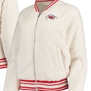 Kansas City Chiefs New Era Women's Sherpa Full-Zip
